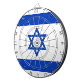 Israëlische vlag dartbord (Voorkant Rechts)