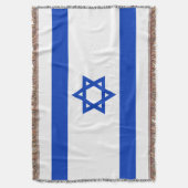 Israëlische vlag deken (Voorkant Verticaal)