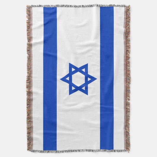 Israëlische vlag deken (Voorkant Verticaal)