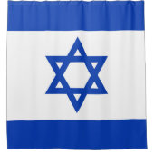 Israëlische vlag douchegordijn (Voorkant)
