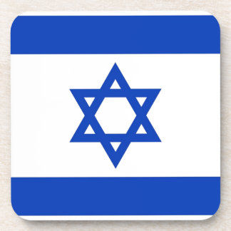 Israëlische vlag drankjes onderzetter