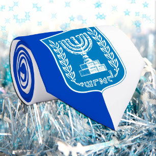 Israëlische vlag, Emblem en Israëlische handel / m Stropdas