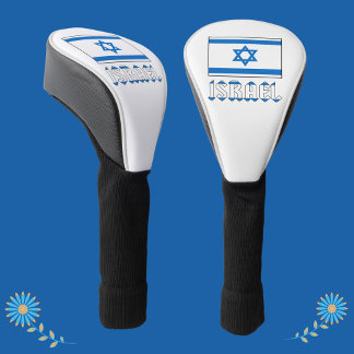 Israëlische Vlag en Israël Golfheadcover