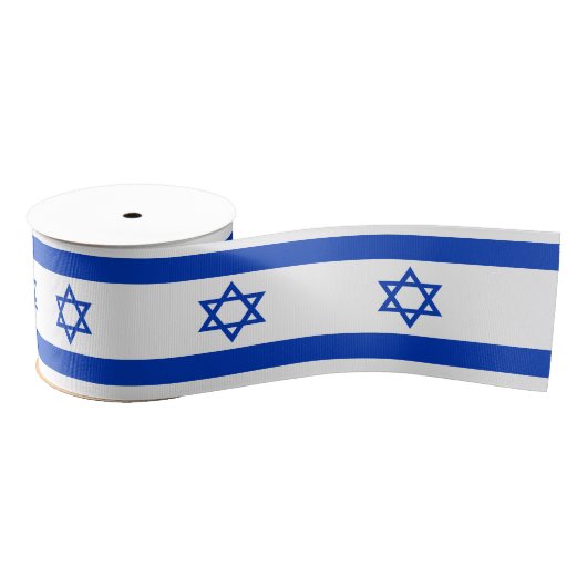 Israëlische vlag en Israëlisch reizen, vakantie/sp Grosgrain Lint (Spoel)