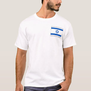 Israëlische vlag en kaart T-Shirt