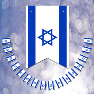 Israëlische vlag en partij Israël banners/bruiloft Vlaggetjes