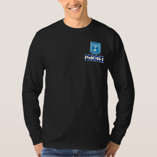 Israëlische vlag en wapenschild t-shirt