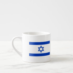 Israëlische vlag espresso kop