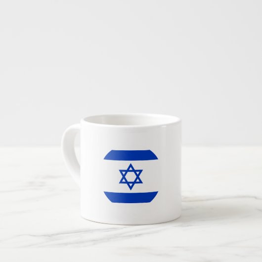 Israëlische vlag espresso kop (Links)