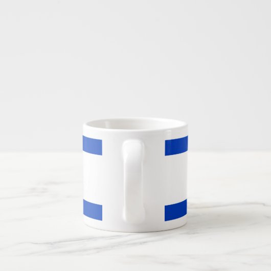 Israëlische vlag espresso kop (Achterkant)