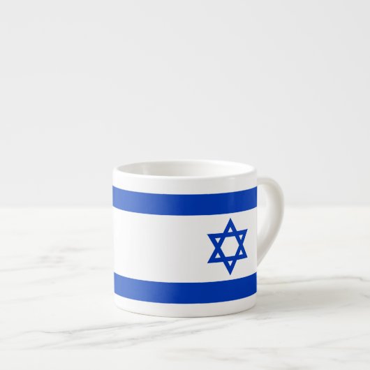 Israëlische vlag espresso kop (Voorkant rechts)