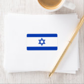 Israëlische vlag etiket (Insitu)