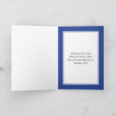 ISRAËLISCHE VLAG | feestelijke pudding | Christmas Feestdagen Kaart (Binnen)