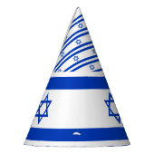Israëlische vlag feesthoedjes (Links)