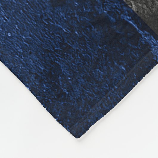 Israëlische vlag fleece deken (Hoek)