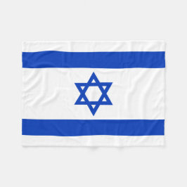 Israëlische vlag fleece deken