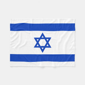 Israëlische vlag fleece deken