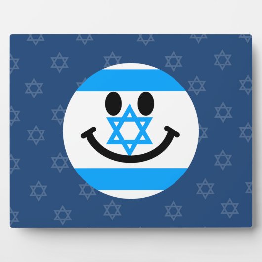 Israëlische vlag fotoplaat (Voorkant)
