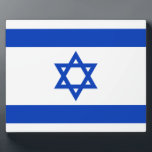 Israëlische vlag fotoplaat<br><div class="desc">Israëlische vlag. Grote vlag van Israël</div>