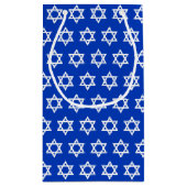 Israëlische vlag geschenken tas, Patriottisch Isra Klein Cadeauzakje (Achterkant)
