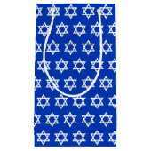Israëlische vlag geschenken tas, Patriottisch Isra Klein Cadeauzakje (Voorkant)