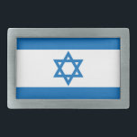 Israëlische vlag gesp<br><div class="desc">Vlag van Israël</div>