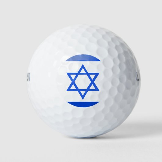 Israëlische vlag golfballen (Voorkant)