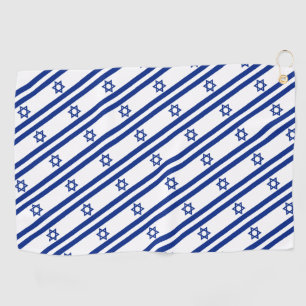 Israëlische vlag golfhanddoek
