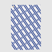 Israëlische vlag golfhanddoek (Voorkant)