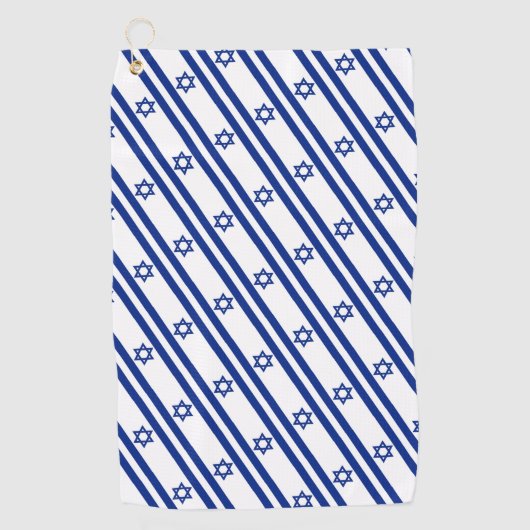 Israëlische vlag golfhanddoek (Voorkant)
