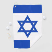 Israëlische vlag golfhanddoek (Insitu)
