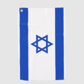 Israëlische vlag golfhanddoek (Voorkant)