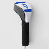 Israëlische vlag golfheadcover (Schuin)