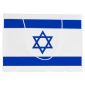 Israëlische vlag groot cadeauzakje (Achterkant)
