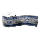 Israëlische vlag grosgrain lint (Spoel)
