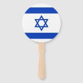 Israëlische vlag handwaaier (Achterkant)