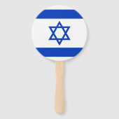 Israëlische vlag handwaaier (Voorkant)