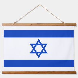 Israëlische vlag hangend wandkleed