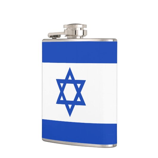 Israëlische vlag heupfles (Links)