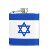 Israëlische vlag heupfles (Voorkant)