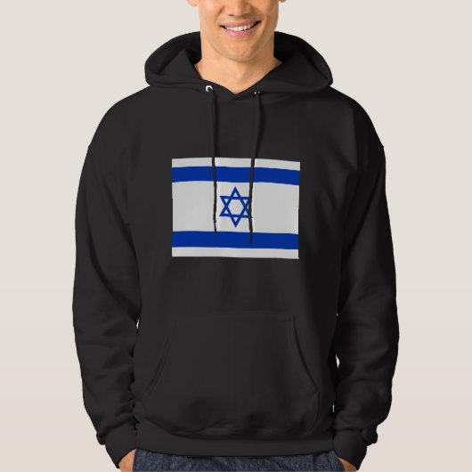 Israëlische vlag hoodie (Voorkant)