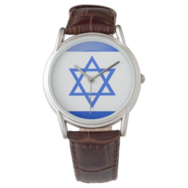Israëlische vlag horloge (Voorkant)