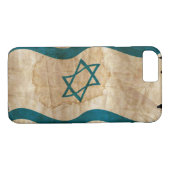 Israëlische vlag in  iPhone 7-Hoesje Case-Mate iPhone Case (Achterkant (Horizontaal))