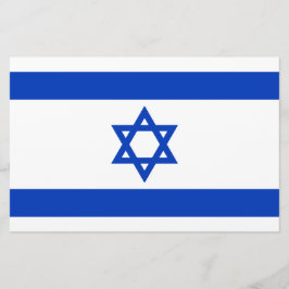 Israëlische vlag (Israël) Briefpapier