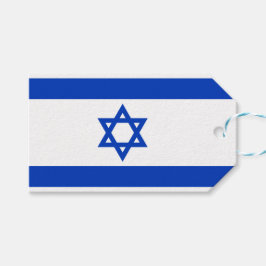 Israëlische vlag (Israël) Cadeaulabel