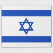 Israëlische vlag (Israël) Cadeaupapier (Vlak)