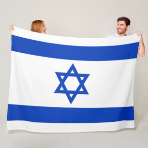 Israëlische vlag (Israël) Fleece Deken