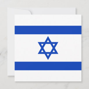 Israëlische vlag (Israël) Kaart
