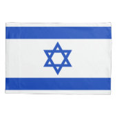 Israëlische vlag (Israël) Kussensloop (Achterkant)