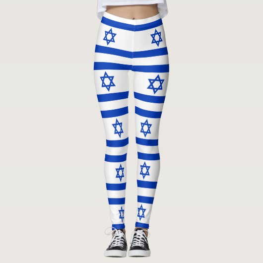 Israëlische vlag (Israël) Leggings (Voorkant)